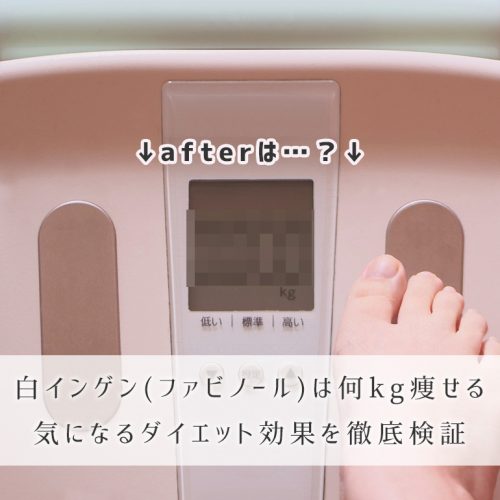 白インゲン由来のファビノールは何kg痩せる?気になるダイエット効果を検証