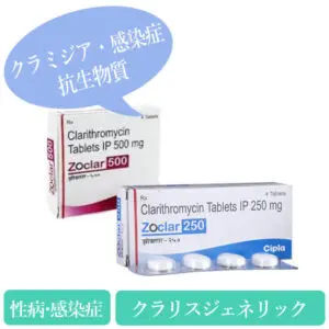ゾクラー250mg/500mg(Zoclar)クラリスジェネリック