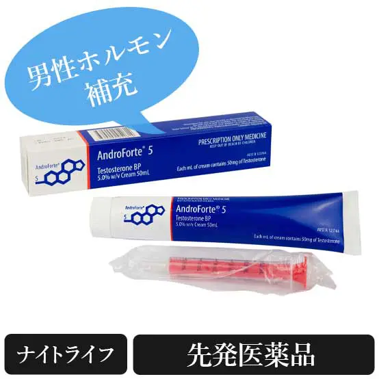 アンドロフォルテクリーム5%(Androforte Cream)|個人輸入代行・通販ラククル